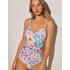 Слитный купальник с цветочным узором Ysabel Mora 82308 BLONDY, Цвет: мульти, Размеры: 90B