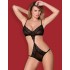 Эротическое боди Obsessive 852 TED-1, Цвет: черный, Размеры: S/M