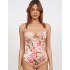 Слитный купальник с формованными чашками UNICONF CBI265 TROPICAL FEVER, Цвет: розовый, Размеры: M