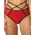 Кружевные трусики c ремешками MAT LOREN F-3636-5 czerwono-czarny, Цвет: красный, Размеры: M