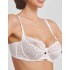 Бюстгальтер мягкий кружевной Simona M 484 молоко-роза, Цвет: молоко-роза, Размеры: 90D, изображение 4