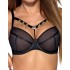 Бюстгальтер балконет пуш-ап Novika PURE POISON №01 U, Цвет: черный, Размеры: 65F