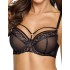 Бюстгальтер полумягкий со стрэпами Novika RACHEL N02 PU, Цвет: черный, Размеры: 65G