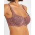 Бюстгальтер балконет кружево биколор Simona M 608 акула, Цвет: акула, Размеры: 85G, изображение 3