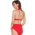 Раздельный купальник с высокими плавками Lilly FL50 красный, Цвет: красный, Размеры: 80B, изображение 2