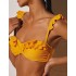 Купальный бюст бандо с рюшами Ysabel Mora 82177 желтый, Цвет: желтый, Размеры: 70C, изображение 2