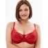 Бюстгальтер мягкая чашка балконет Milavitsa 124970 рубин, Цвет: рубин, Размеры: 85B, изображение 3