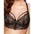 Кружевной мягкий бюстгальтер с оригинальной спинкой Gorteks CHARLIZE B2 M черный, Цвет: черный, Размеры: 75C