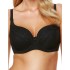 Бюстгальтер балконет Gorteks YVETTE B4 U черный, Цвет: черный, Размеры: 75H