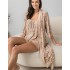 Трикотажный халат Mia-Amore NELLY 1943, Цвет: бежевый, Размеры: 2XL/3XL, изображение 3