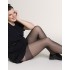 Колготки с узором Gabriella 169 XENIA plus size 15 den чёрный, Цвет: чёрный, Размеры: 5