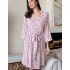 Халат женский вискоза Mia-Amore INESSA 5013, Цвет: пудра, Размеры: 4XL/5XL, изображение 4 Халат женский вискоза Mia-Amore INESSA 5013, Цвет: пудра, Размеры: 4XL/5XL, изображение 4