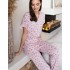 Пижама женская с брюками Mia-Amore INESSA 5016, Цвет: пудра, Размеры: L Пижама женская с брюками Mia-Amore INESSA 5016, Цвет: пудра, Размеры: L