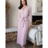 Халат женский длинный Mia-Amore INESSA 5019, Цвет: пудра, Размеры: 2XL/3XL, изображение 4 Халат женский длинный Mia-Amore INESSA 5019, Цвет: пудра, Размеры: 2XL/3XL, изображение 4