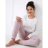 Хлопковая пижама с брюками Sensis ELLEN, Цвет: белый, Размеры: M