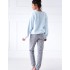 Теплая пижама с брюками Sensis IDOLE, Цвет: голубой, Размеры: S, изображение 3