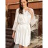 Атласный халат Mia-Amore MISTY 7263 белый, Цвет: белый, Размеры: L/XL, изображение 3