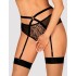 Сексуальный пояс Obsessive ALLUNES GARTER BELT, Цвет: черный, Размеры: S/M