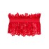 Кружевная подвязка Obsessive AMOR GARTER CHERRIS, Цвет: красный, Размеры: UN, изображение 3