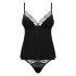 Комплект Obsessive BELLA ROU TOP & PANTIES, Цвет: черный, Размеры: XS/S, изображение 3