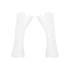 Кружевные перчатки Obsessive HEAVENLLY GLOVES, Цвет: белый, Размеры: UN, изображение 3
