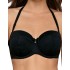 Бюстгальтер балконет пуш-ап для открытых платьев Ava 1787 P-UP черный, Цвет: черный, Размеры: 75A