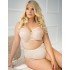 Высокие женские стринги Kris Line MISS stringi high waist, Цвет: латте, Размеры: L, изображение 3