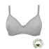 Хлопковый мягкий бюстгальтер без косточек Sielei NATURAL COTTON 1452 grigio melange, Цвет: grigio melange, Размеры: 85C, изображение 2
