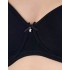 Хлопковый мягкий бюстгальтер без косточек Sielei NATURAL COTTON 1452 nero, Цвет: nero (черный), Размеры: 80B, изображение 3