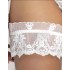 Кружевная подвязка Sielei GLAM 1950 bianco, Цвет: bianco latte (молочн, Размеры: UN