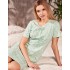 Ночная сорочка с коротким рукавом Taro GLORIA 2956, Цвет: зеленый, Размеры: M, изображение 2
