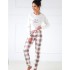 Хлопковая пижама Sensis JOSELYN, Цвет: белый, Размеры: L, изображение 2