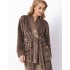 Теплый женский халат Aruelle MABLE BROWN, Цвет: коричневый, Размеры: M