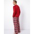 Пижама мужская со штанами Aruelle MAX, Цвет: красный/белый, Размеры: M, изображение 3