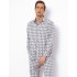 Фланелевая мужская пижама Aruelle SAMUEL, Цвет: серый/белый, Размеры: M