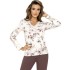 Пижама из вискозы Donna BELINDA pyjamas, Цвет: экрю, Размеры: M