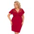 Бордовая сорочка с короткими рукавами Donna DORIS PLUS nightdress, Цвет: бордовый, Размеры: 5XL Бордовая сорочка с короткими рукавами Donna DORIS PLUS nightdress, Цвет: бордовый, Размеры: 5XL