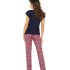 Пижама с брюками из вискозы Donna RITA pyjamas, Цвет: темно-синий, Размеры: S, изображение 3 Пижама с брюками из вискозы Donna RITA pyjamas, Цвет: темно-синий, Размеры: S, изображение 3