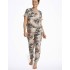 Пижама из вискозы Esotiq LETO 40601, Цвет: серо-зеленый, Размеры: M Пижама из вискозы Esotiq LETO 40601, Цвет: серо-зеленый, Размеры: M