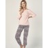 Пижама женская с брюками Taro MELISSA 2992-01, Цвет: розовый, Размеры: S, изображение 3