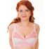 Хлопковый бюстгальтер без косточек Valmira 1202/C иллюзия розы, Цвет: иллюзия розы, Размеры: 85E, изображение 5