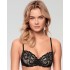 Кружевной бюстгальтер пуш-ап Infiore PIZZO 5000 luxury black, Цвет: luxury black (черный+беж), Размеры: 70B, изображение 3