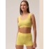 Топ в рубчик на широких бретелях MY BR495 melon, Цвет: желтый, Размеры: M, изображение 2