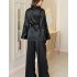 Костюм тройка из натурального шелка Mia-Amore MARJORY 3966 черный, Цвет: черный, Размеры: 3XL, изображение 4