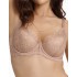 Кружевной бюстгальтер с поролоном Esotiq IDENTITY 41008 латте, Цвет: латте, Размеры: 75E