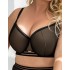 Бюстгальтер балконет тюльпан Kris Line ITS ME half cup push, Цвет: черный, Размеры: 65DD