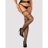 Чулки в сетку под пояс Obsessive S826, Цвет: черный, Размеры: S/M/L