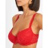Бюстгальтер балконет пуш-ап Simona M 870 красный, Цвет: красный, Размеры: 85A, изображение 4