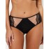 Трусики бразилиана Subtille LEONA brazilian, Цвет: черный+телесный, Размеры: S