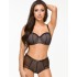 Бюстгальтер балконет «тюльпан» Alles CHITA 01 U черный, Цвет: черный, Размеры: 65F, изображение 2